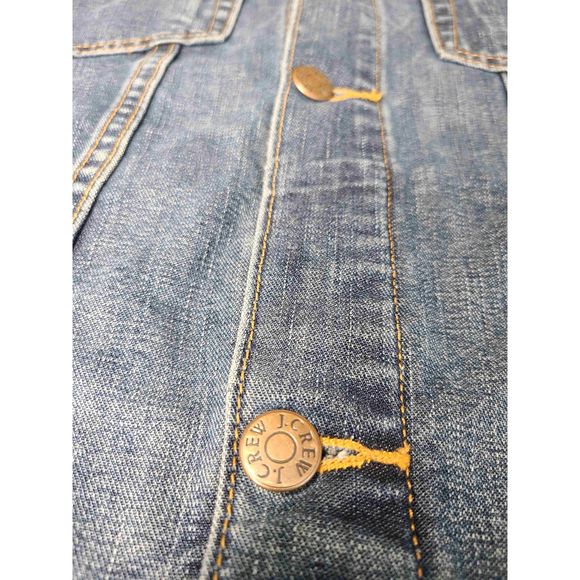 Vintage JCREW jeans jacket men's size XL - Picture 4 of 7